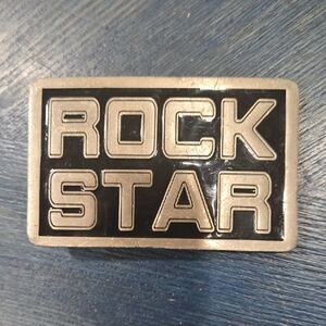 Vintage Rock Star Belt Buckle